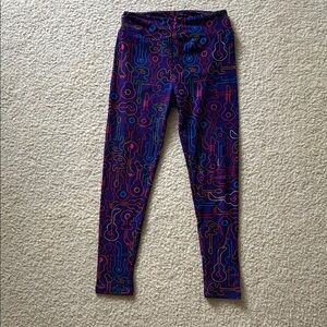 LuLaRoe Guitar print Leggings